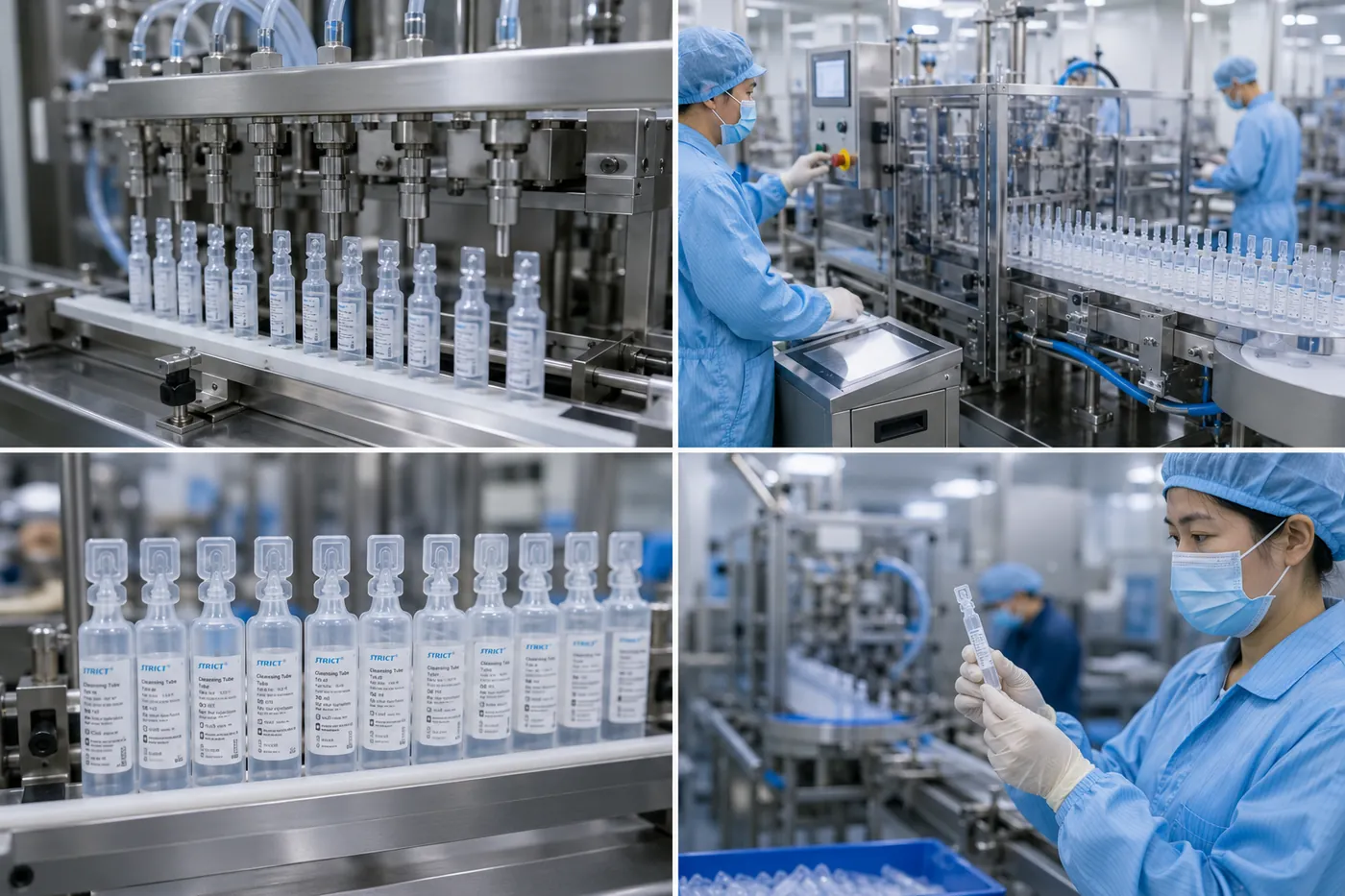 Cleanroom production lines
